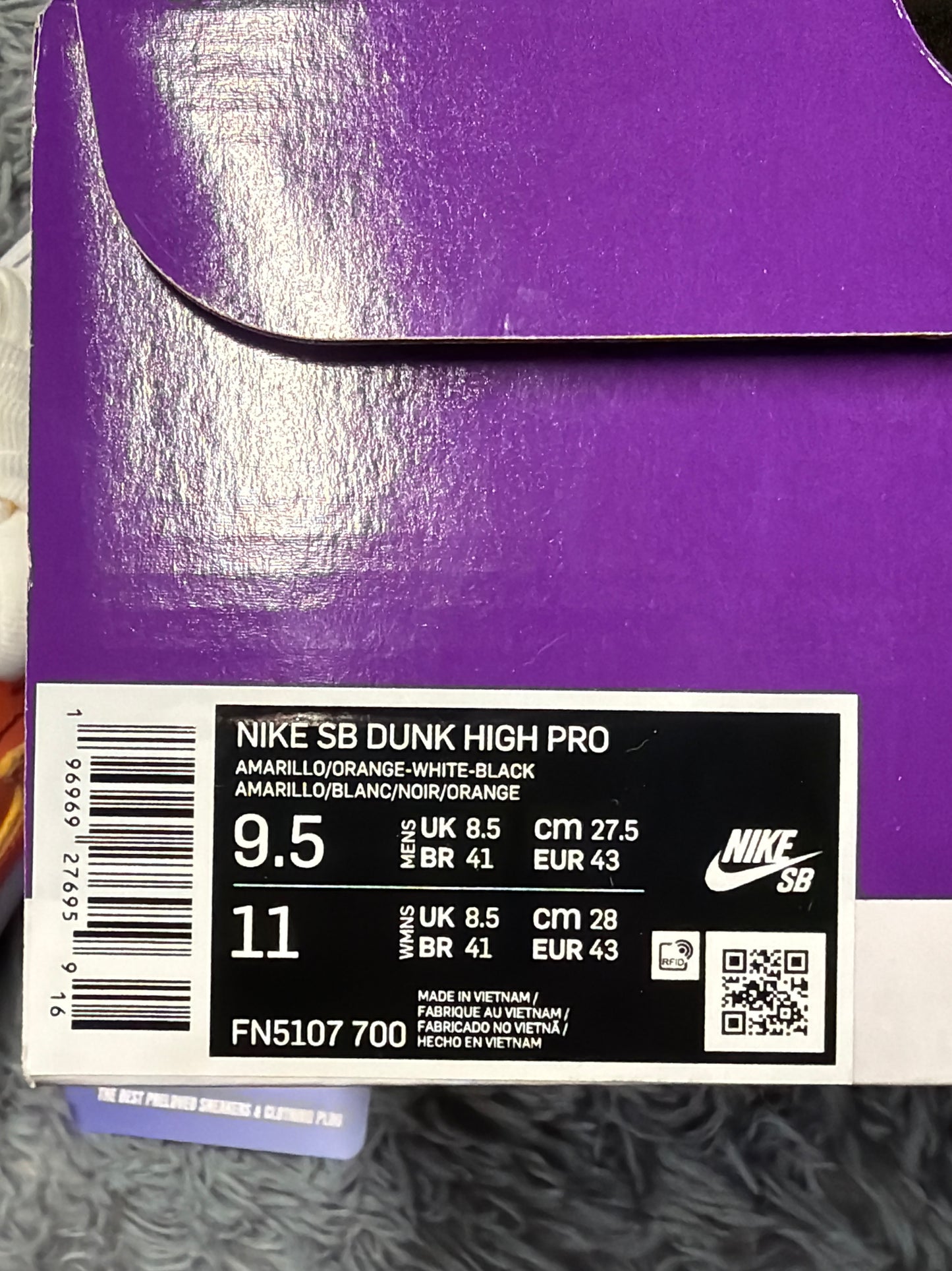 Dunk sb high Cornstarch / size 43 / BRAND NEW