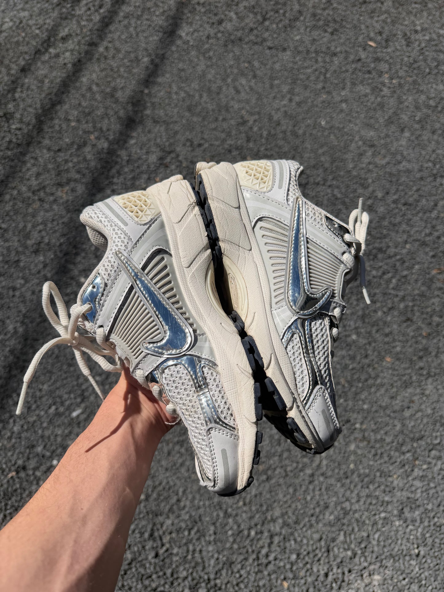 Nike vomero 5 “zilver” / pre-loved / sz 38