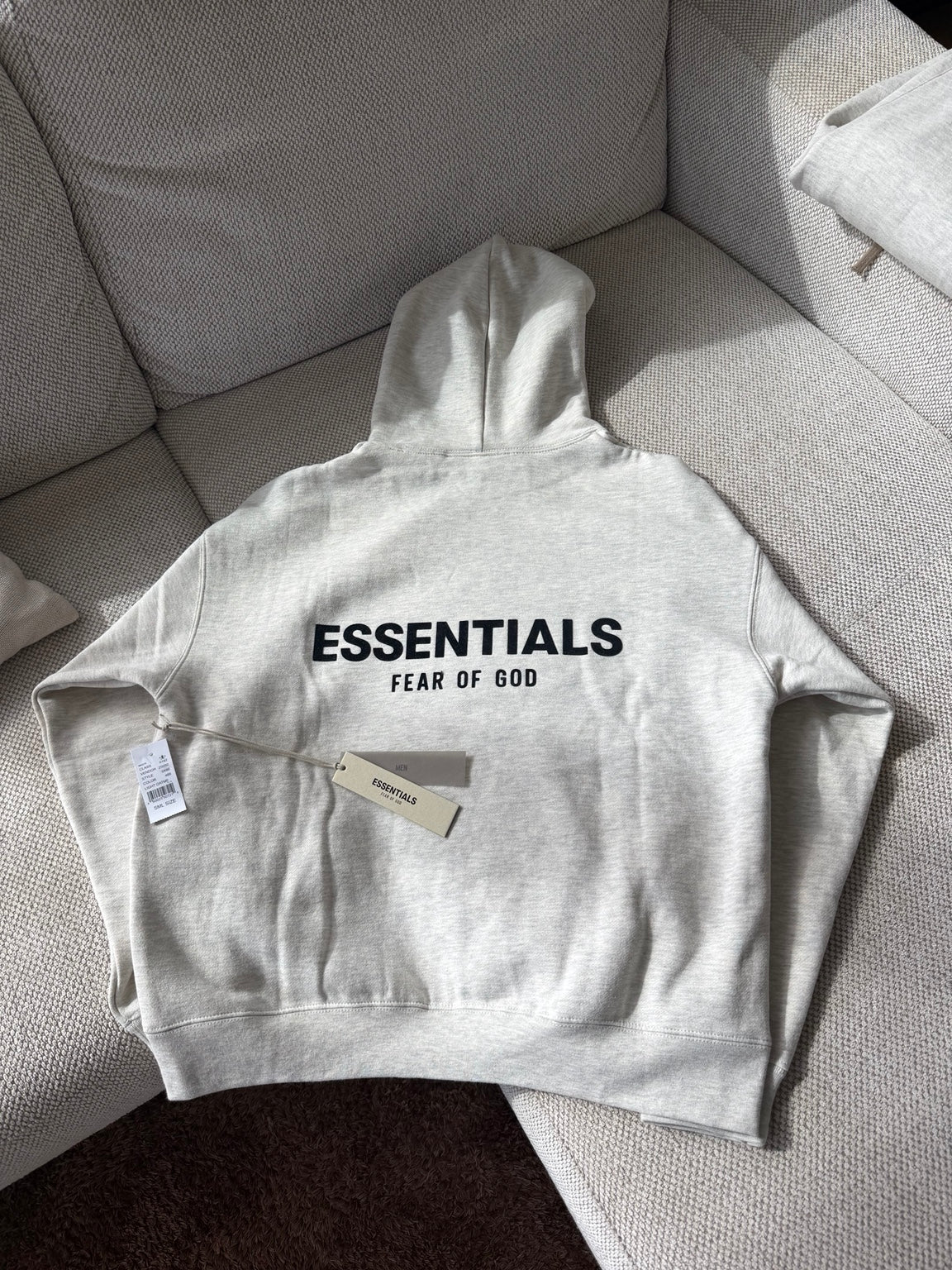 Fear of God Essentials Hoodie – Light Oatmeal