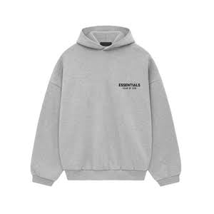 Fear of God Essentials Hoodie – Light Heather Grey