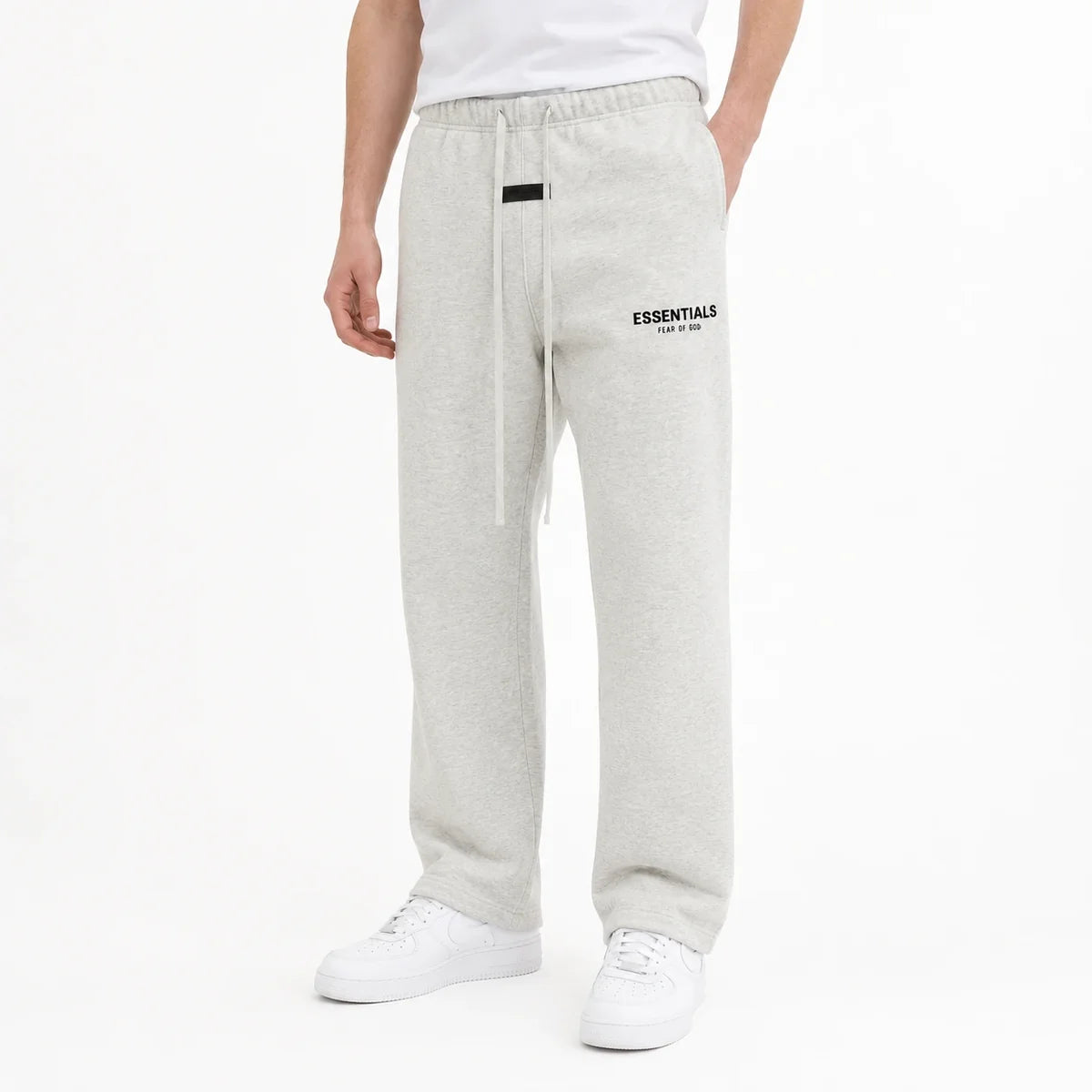 Fear of God Essentials Straight-Leg Sweatpants – Light Oatmeal
