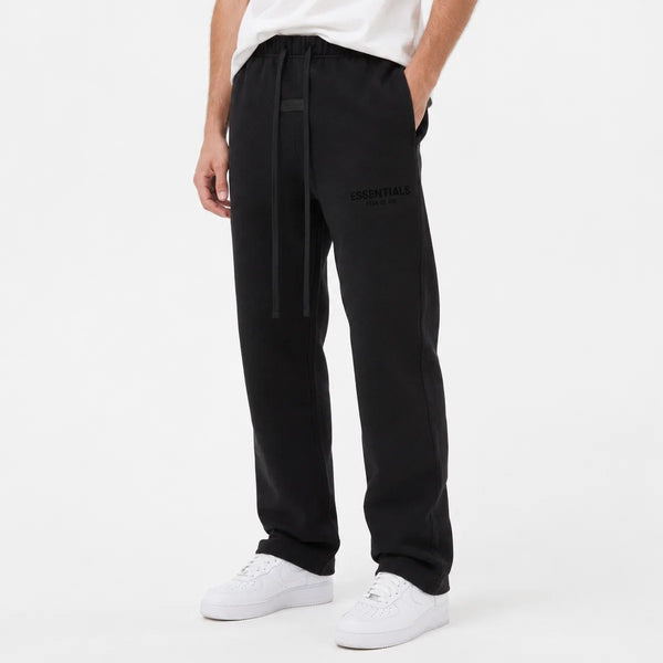 Fear of God Essentials Straight-Leg Sweatpants – Black