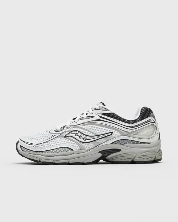 Saucony ProGrid Omni 9 White Silver Black – side view