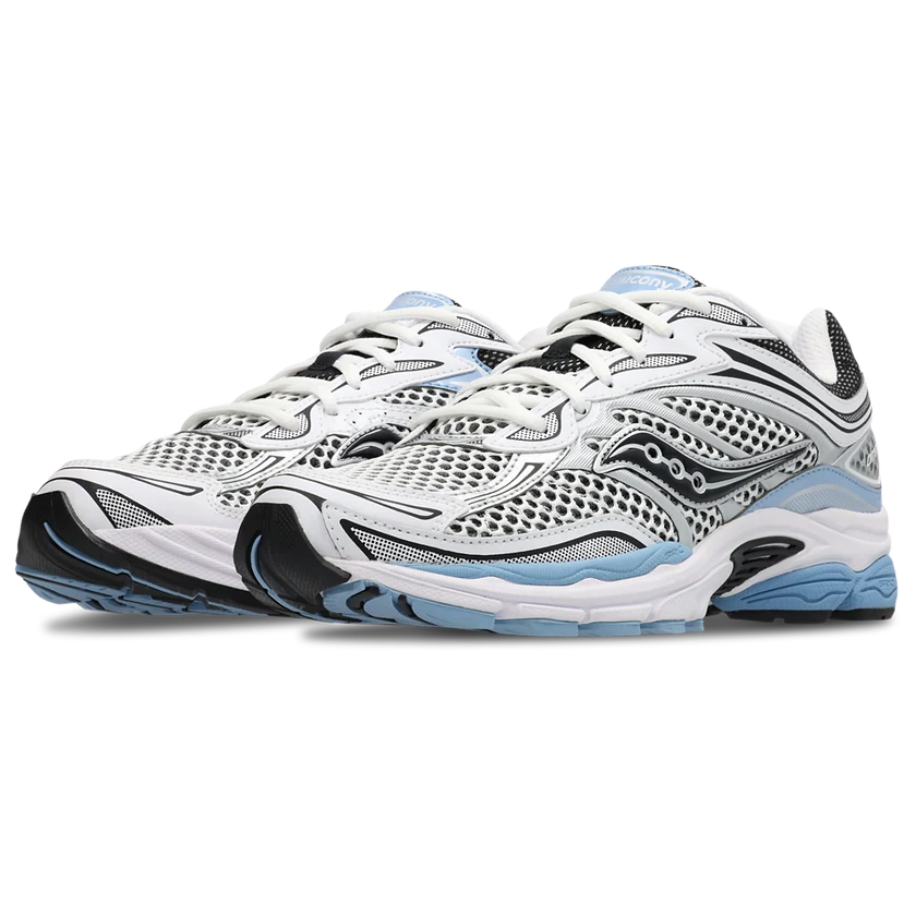 Saucony ProGrid Omni 9 White Black Light Blue – pair