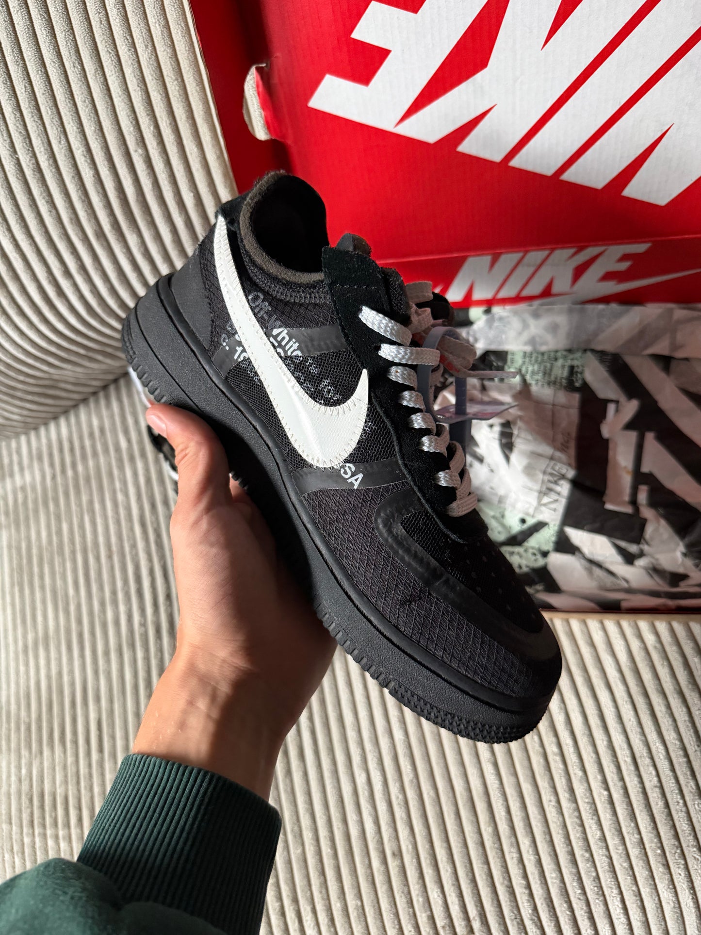 Airforce 1 x Off White black/ EU 40