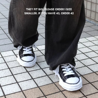 Maison Mihara Yasuhiro Peterson 23 OG Sole Canvas Low Black