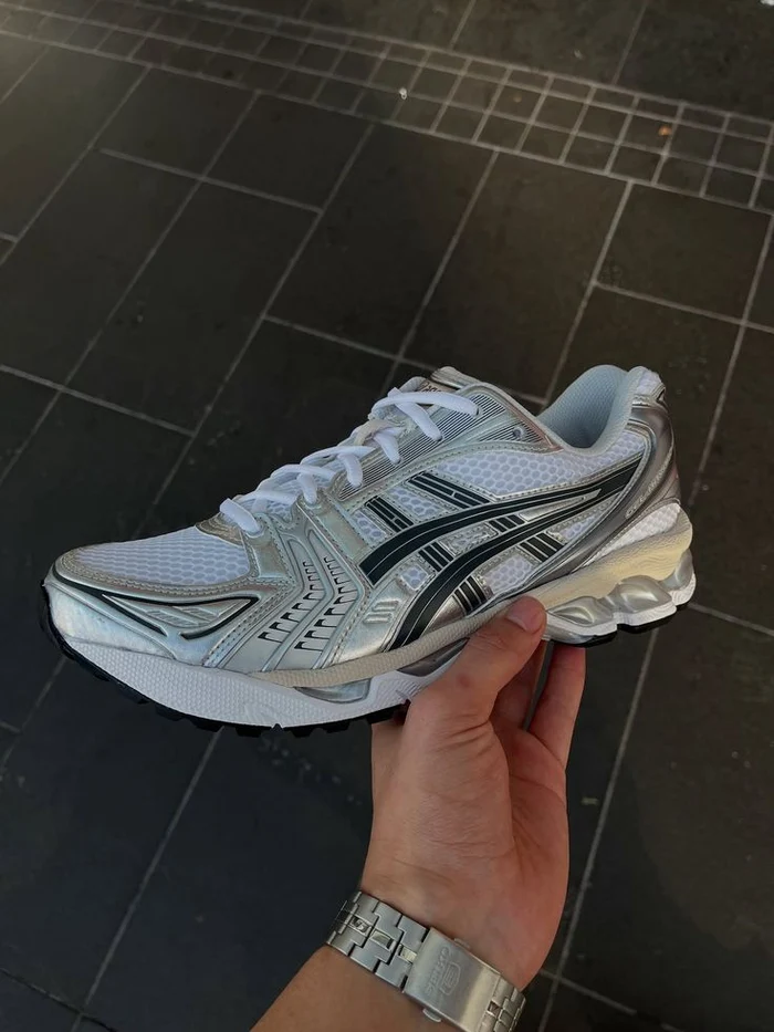 ASICS Gel-Kayano 14 White Graphite Grey detail