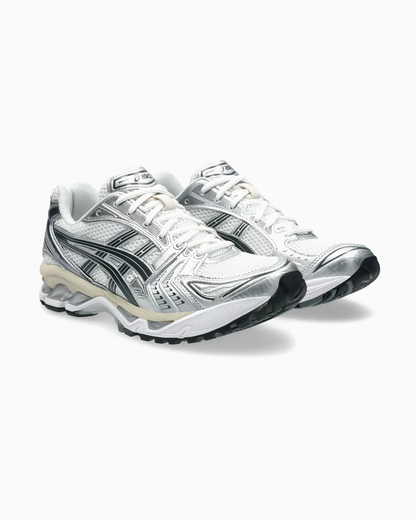 ASICS Gel-Kayano 14 White Graphite Grey pair view