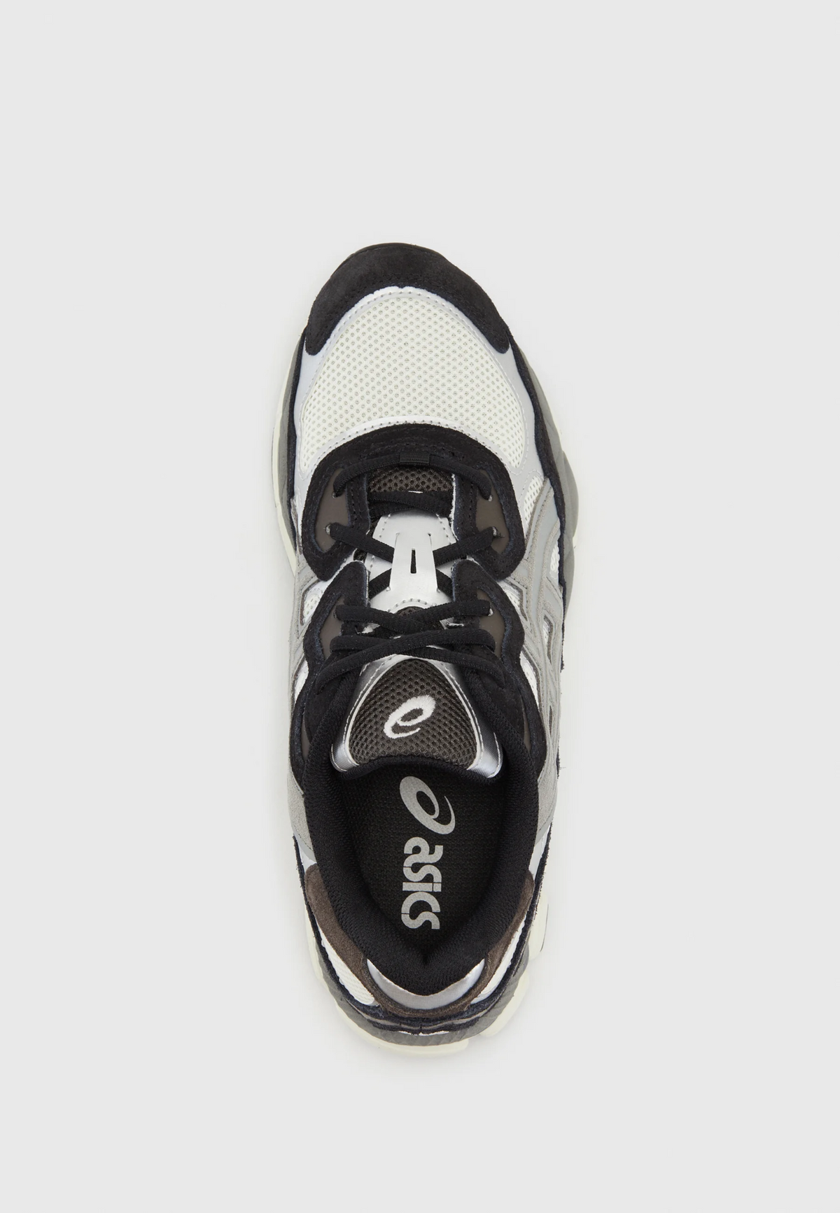 ASICS GEL-NYC White Grey Black top view