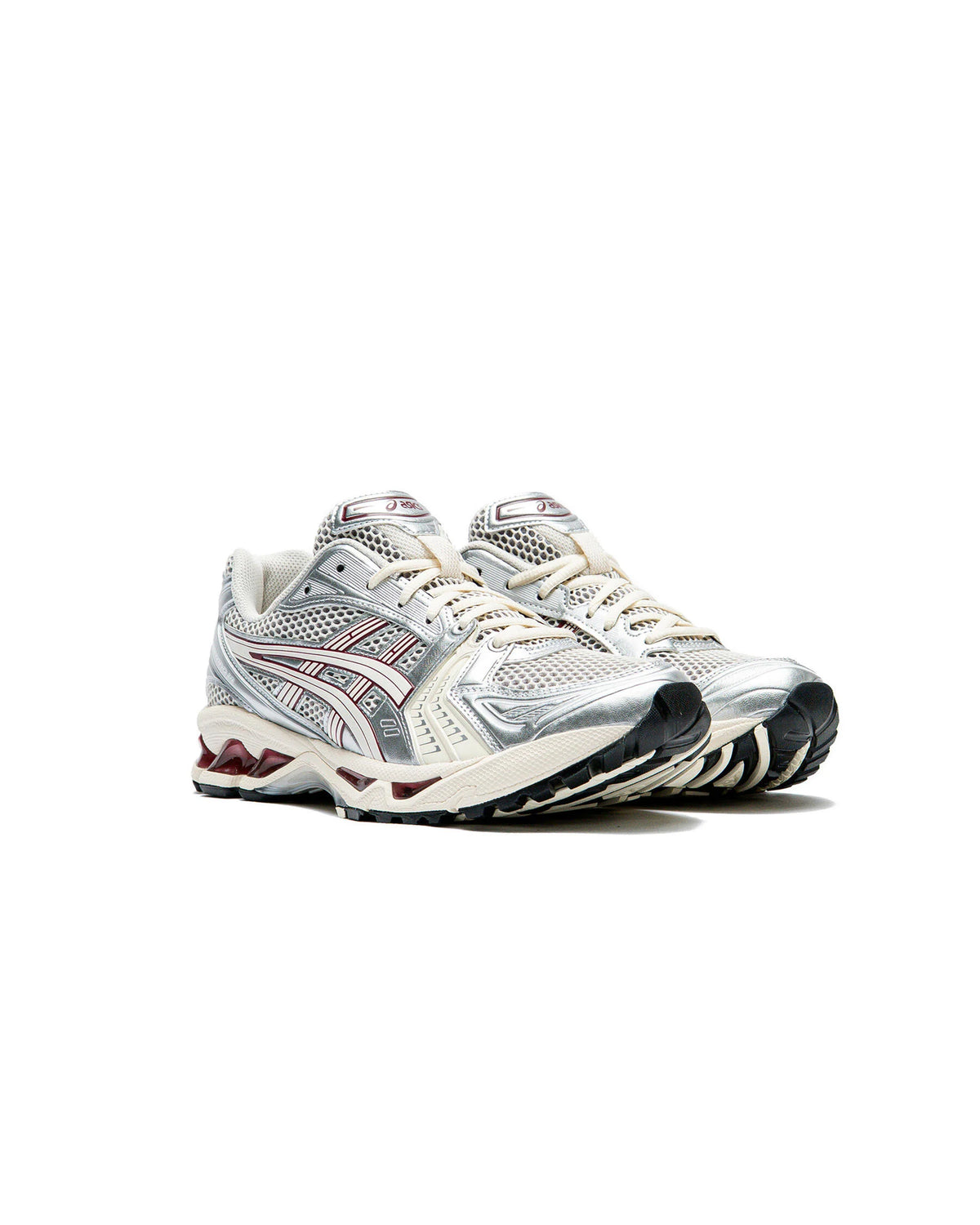 ASICS Gel-Kayano 14 Ivory Cream - front view (pair)