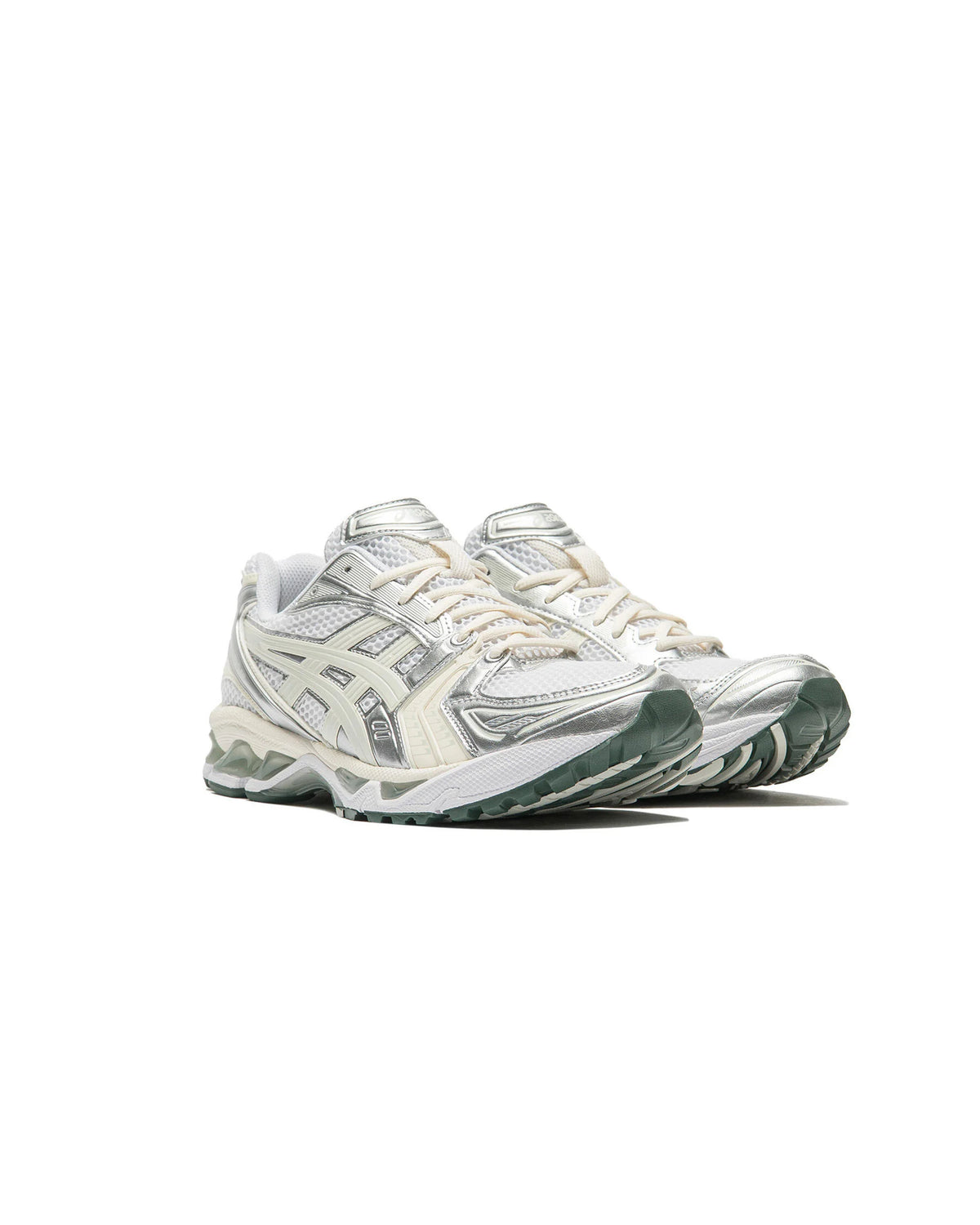 ASICS Gel-Kayano 14 White Light Sage - front view (pair)