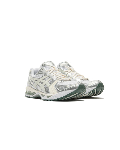 ASICS Gel-Kayano 14 White Light Sage - front view (pair)