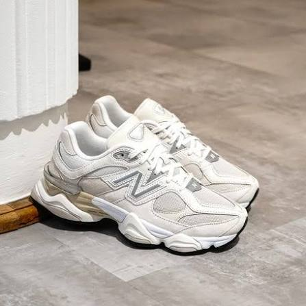 New Balance 9060 Moonbeam Sea Salt pair