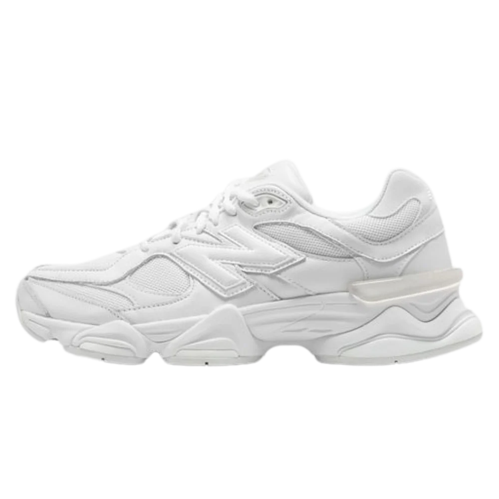 New Balance 9060 Triple White side view