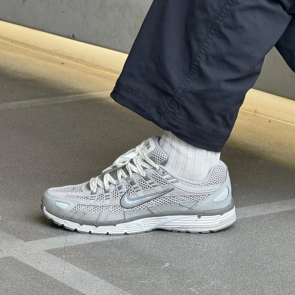 Nike P-6000 Premium Light Iron Ore on foot