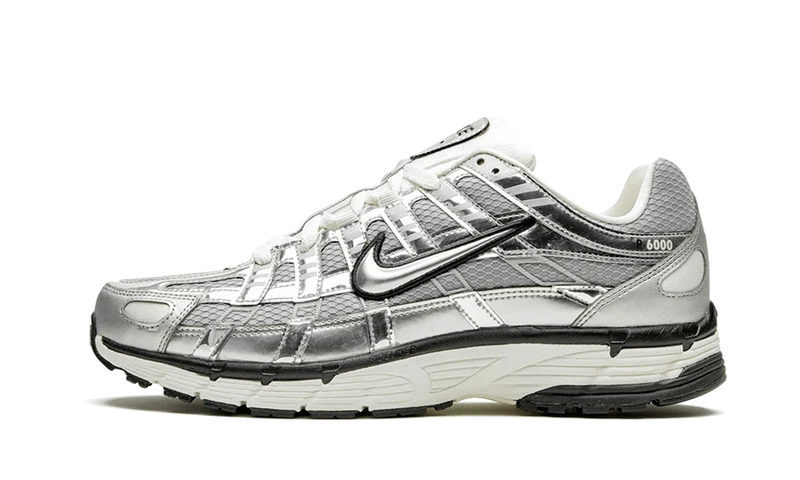 Nike P-6000 Metallic Silver side view