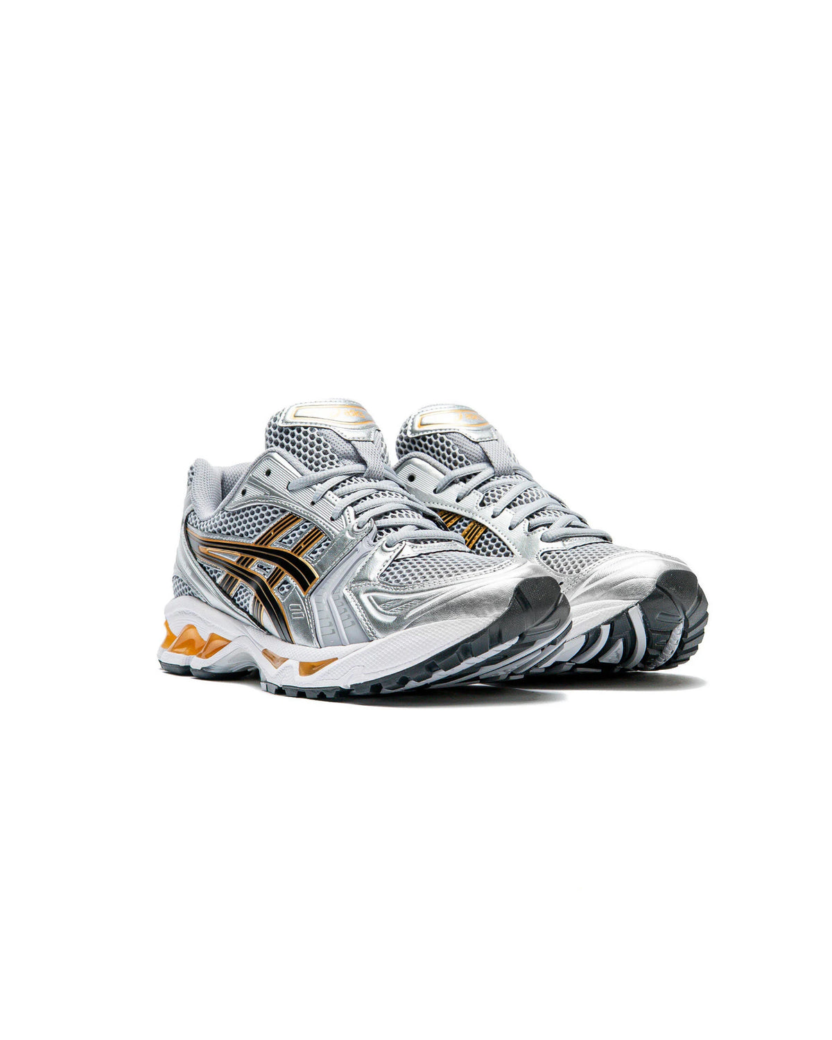 ASICS Gel-Kayano 14 Piedmont Grey Black - front view (pair)