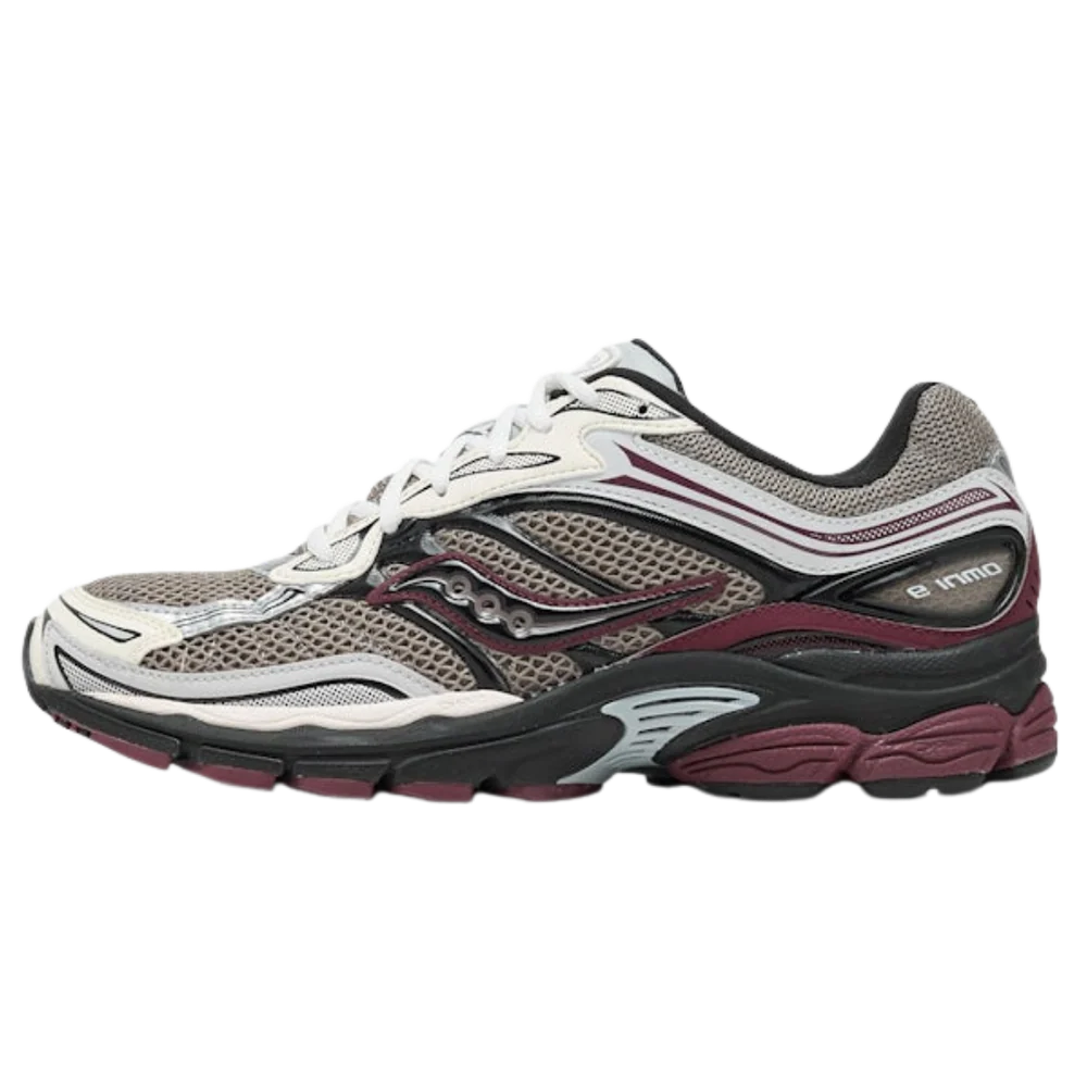Saucony ProGrid Omni 9 Tomorrow Meet Yesterday Tan Maroon